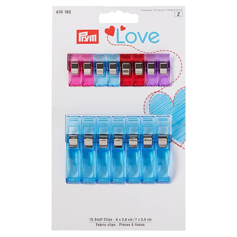 Prym Love stof clips 2.6 - 5.5cm