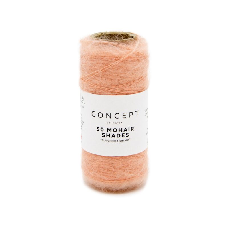 50 MOHAIR SHADES - Zalm oranje