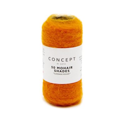 50 MOHAIR SHADES - Licht oranje