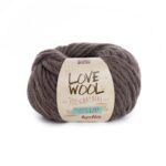 Love Wool donker bruin