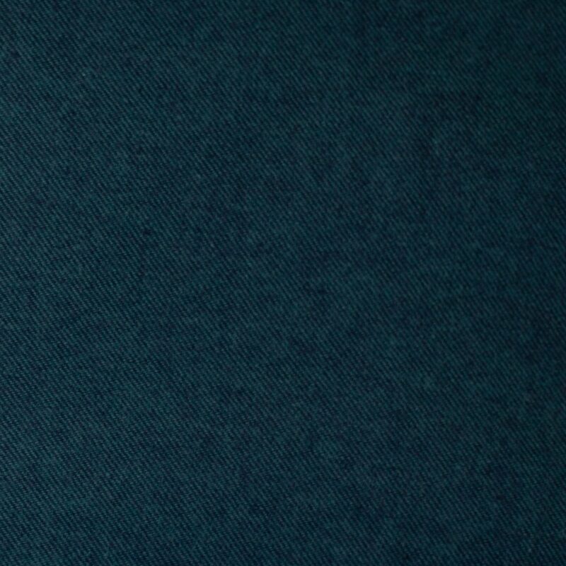 Hudson twill katoen turquoise-blauw