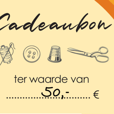 Cadeaubon 50€