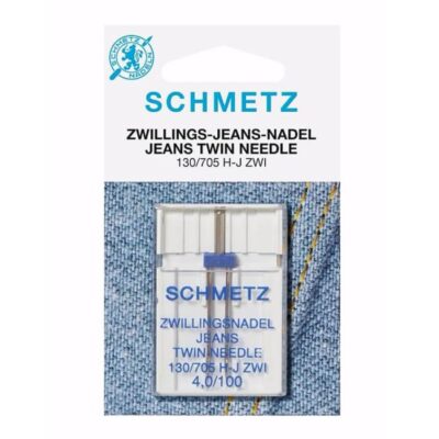 Schmetz Jeans tweelingnaald 4,0 / 100