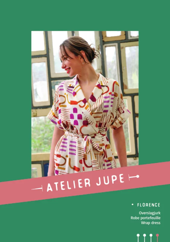 Florence naaipatroon overslagjurk Atelier Jupe