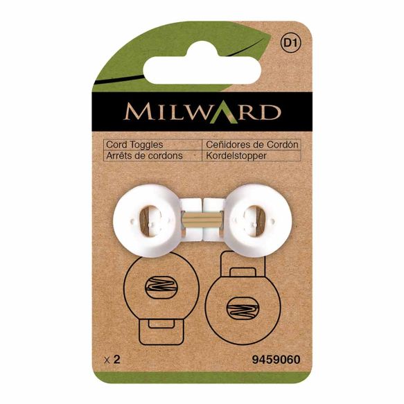 Milward Koordstopper bol 6mm wit