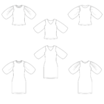 Gaelle top & jurk patroon voor dames & tieners - Bel'etoile