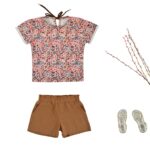 Nio/Nia short, shirt & broek patroon kids - Bel'etoile