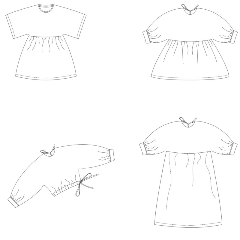 Vita jurk en blouse patroon voor kids - Bel'etoile