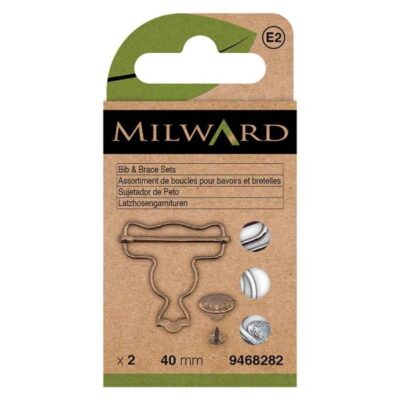 Milward Tuinbroeksluiting 40mm nikkel