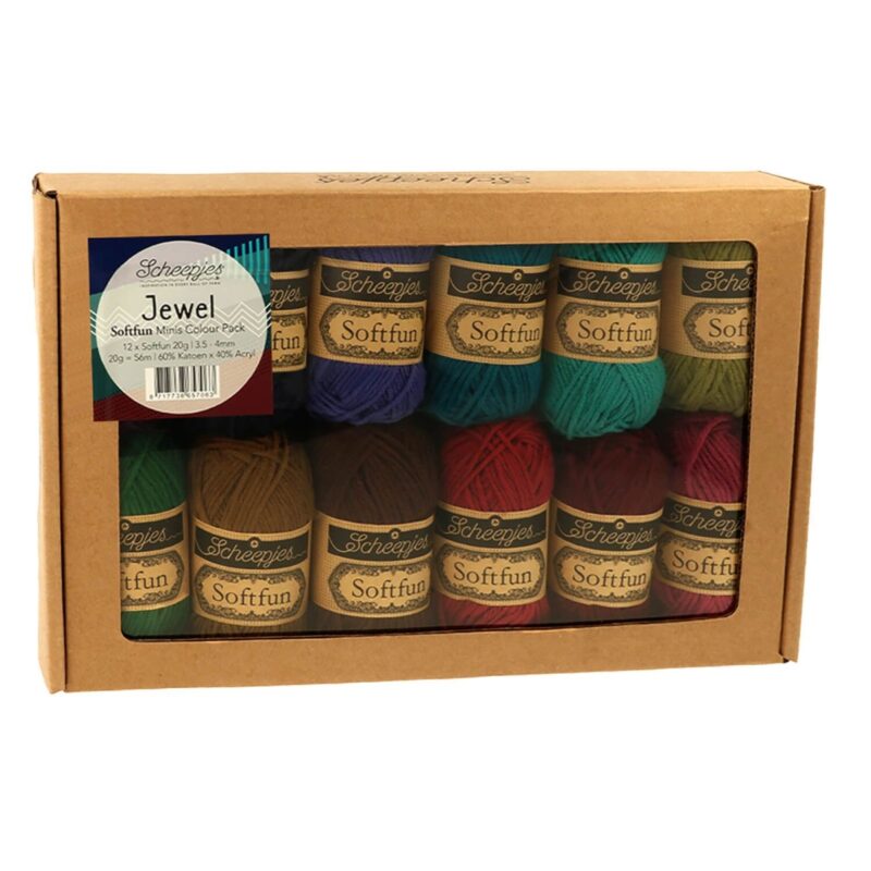 Scheepjes Softfun colour pack Jewel