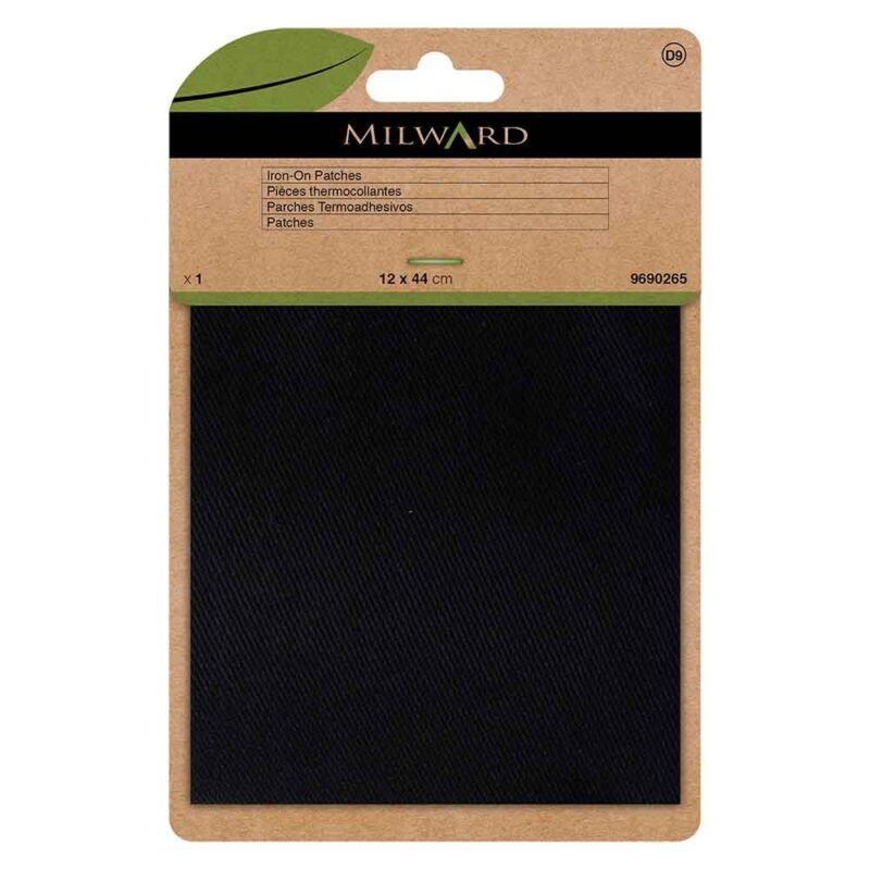 Milward Verstelstuk opstrijkbaar black 12x44cm