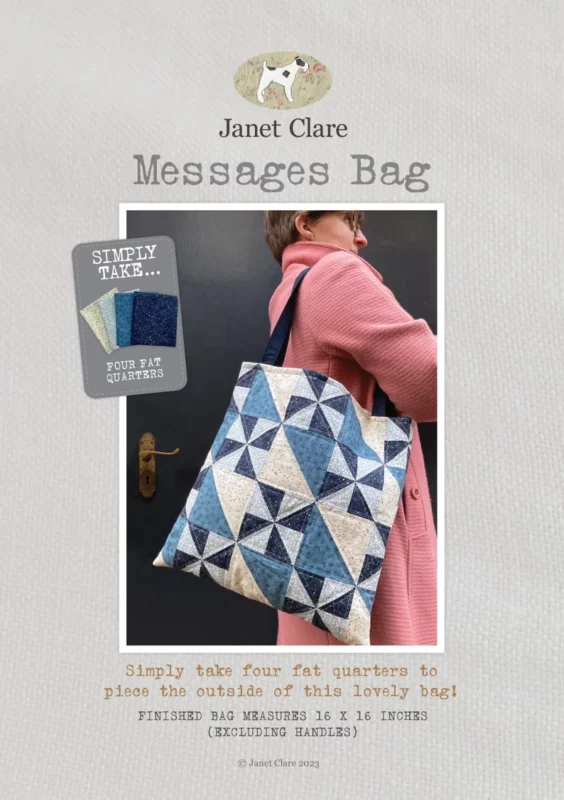 Janet Clare Messages Bag patroon