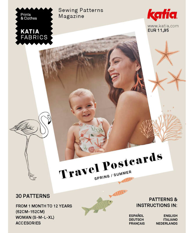 Katia Tijdschrift Naaien Travel Postcards 1