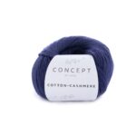 Katia Cotton-Cashmere Donker blauw