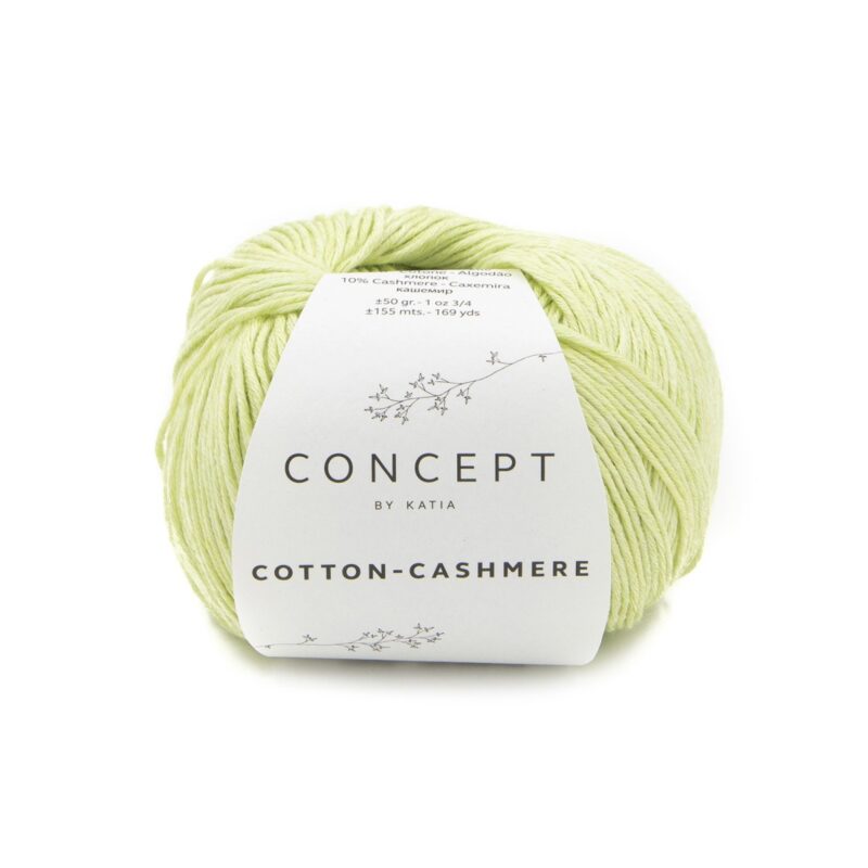 Katia Cotton-Cashmere Pistache licht