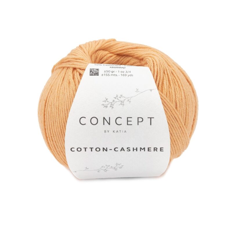 Katia Cotton-Cashmere Licht oranje