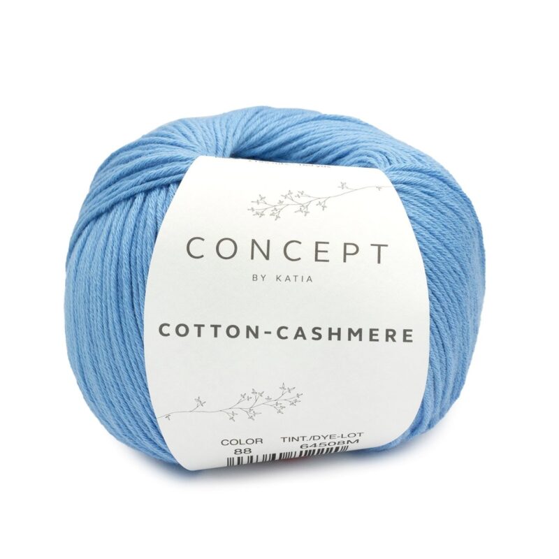 Katia Cotton-Cashmere Licht blauw