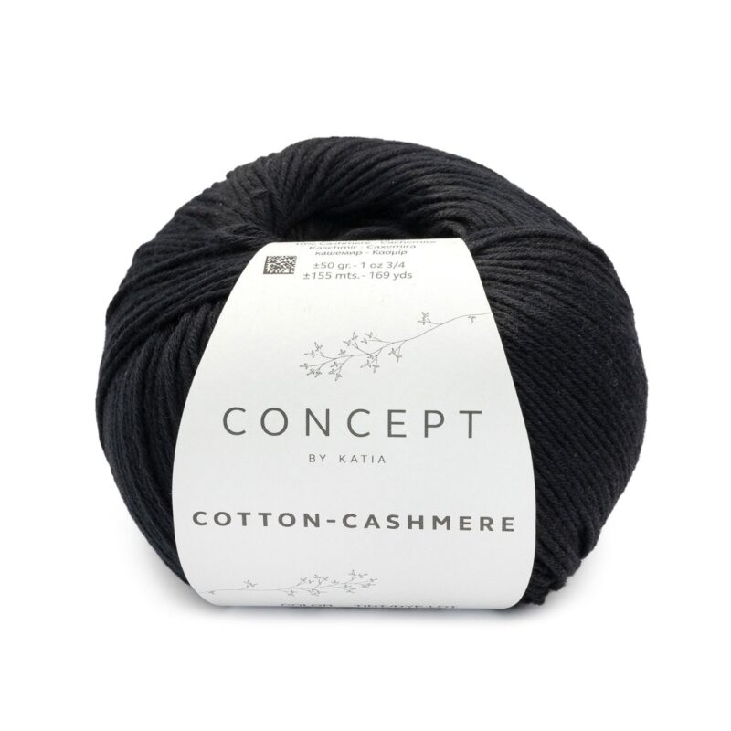 Katia Cotton-Cashmere Zwart