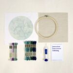 Punch needle kit jungle foliage