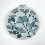 Punch needle kit jungle foliage