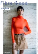 Fijn tricot viscose wol oranje rood (Hylda Fibre Mood Special 3)