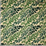 Geweven katoen viscose Leaves - Florrie Fibre Mood editie 28