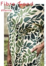 Geweven katoen viscose Leaves - Florrie Fibre Mood editie 28