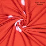 Geweven ecovero viscose Animal Big rood - June Fibre Mood editie 29