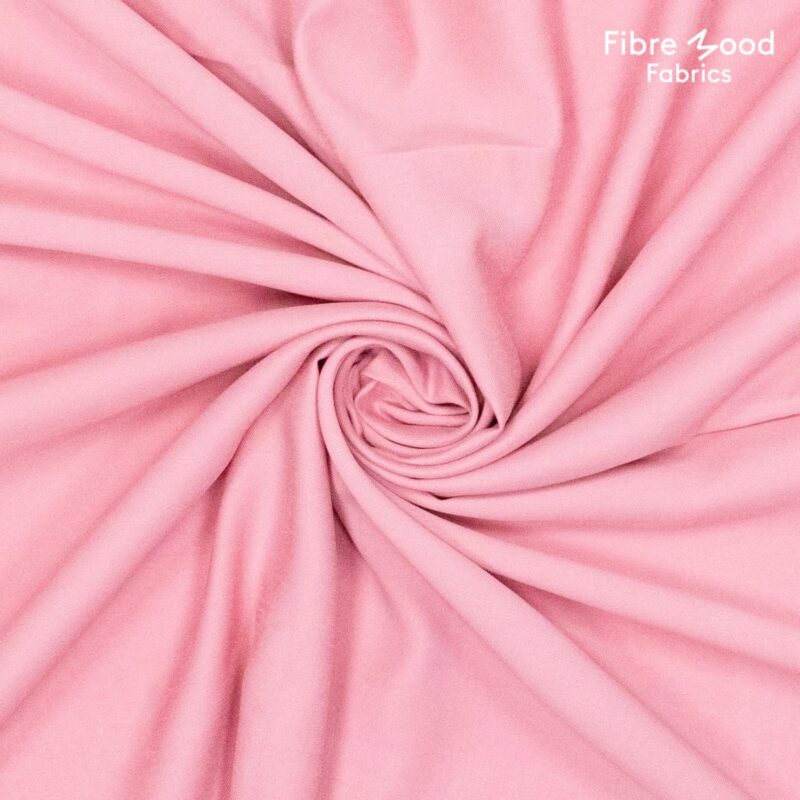 Geweven viscose polyester oud roze - Alberthe Fibre Mood editie 29