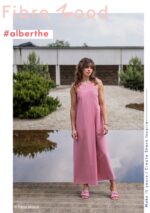 Geweven viscose polyester oud roze - Alberthe Fibre Mood editie 29