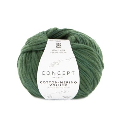 COTTON-MERINO VOLUME dennengroen