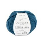 100% Merino groen blauw