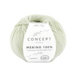 100% Merino witachtig groen