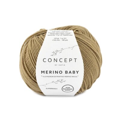 Merino Baby olijf bruin