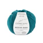 Merino Baby smaragd groen