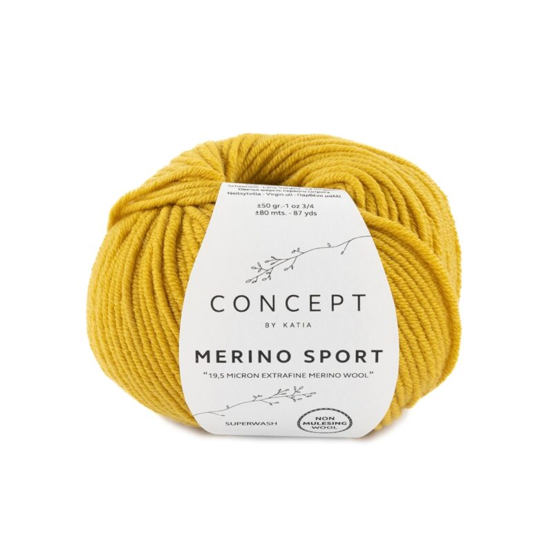 Merino Sport mosterd