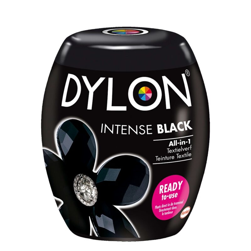 Dylon textielverf voor wasmachine - zwart