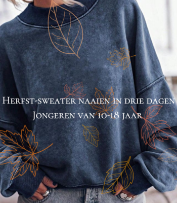 3-daagse naaiworkshop voor jongeren 10-18 jaar - herfstvakantie