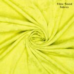 Geweven viscose jaquard bladeren geel/groen - Fausta Fibre mood editie 30