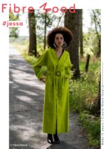 Geweven katoen twill peer groen - Fausta /Jessa Fibre mood editie 30