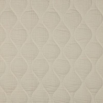 Double gauze quilt naturel