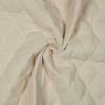 Double gauze quilt naturel