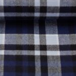 Flanel Yukon blauw ruiten