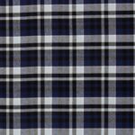 Flanel Yukon blauw ruiten